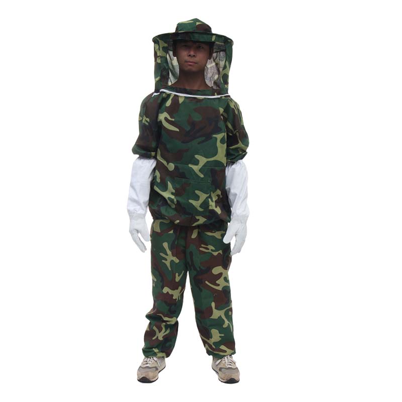 Camouflage style cowboy beekeeping jumpsuit